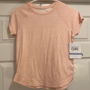 Size L/12 Athleta Girl Comeback Textured Tee